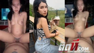 คลิปหลุดสาวไทย  จับควยยัดหีตัวเอง ขย่มเย็ดเสียวหีจนเยี่ยวแตก